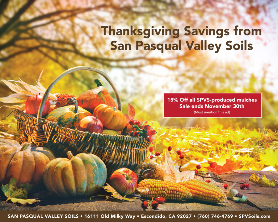 SPVSThanksgivingSale2020 San Pasqual Valley Soils