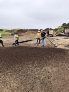 Blower Mulch Install 1 | SPVS