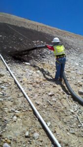 Blower Mulch Install 4 | SPVS