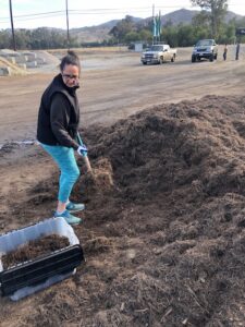 Self-Loading Monkey Hair Mulch 5.2022 | SPV Soils