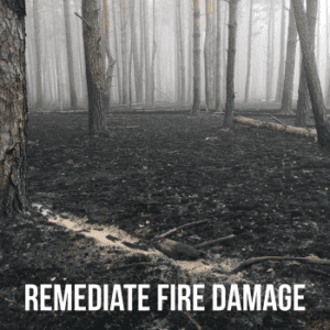 Compost to remediate Fire Damaged Land | SPV Soils