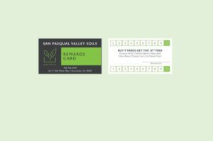Customer Rewards Card | San Pasqual Valley Soils