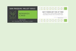 Customer Rewards Card | San Pasqual Valley Soils