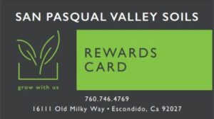 SPVSoils Customer Rewards Card