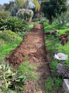 Customer digging out a path | SPVS