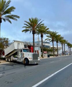 SPVS truck delivers Gold DG to the Port of San Diego | SPVSoils
