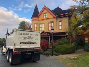 Monkey Hair Mulch delivered to the Christian House | SPVS