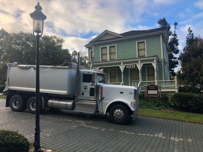 Monkey Hair Mulch being delivered to the Burton House | SPVS