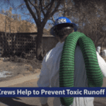 CAL OES -California Conservation Corps – Los Angeles Fire runoff prevention with Filtrexx® SiltSoxx® – Jan 2025 | SPV Soils