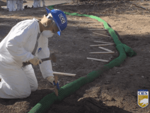 CAL OES -California Conservation Corps - Los Angeles Fire installing Filtrexx® SiltSoxx® - Jan 2025 | SPV Soils