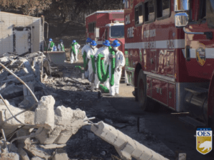 CAL OES -California Conservation Corps - Los Angeles Fire - installing Filtrexx® SiltSoxx® - Jan 2025 | SPV Soils