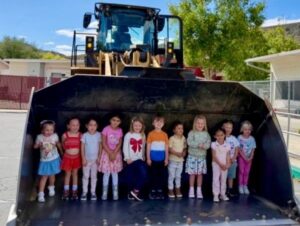 SPV Union Elementary School Students in Big Wheel Loader | SPV Soils