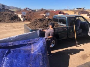 A truckload of California Native Mulch® | SPV Soils