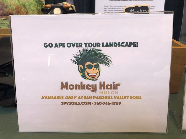 Monkey Hair Mulch at San Diego Farm and Nursery Expo Booth | SPV Soils