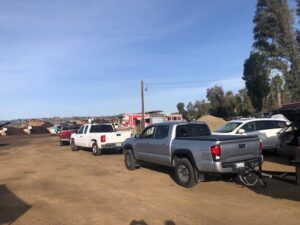 FPGS vehicles lined up | SPV Soils