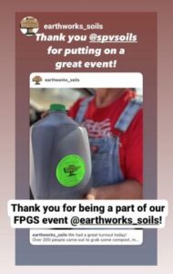 Earthworks FPGS Thank You | SPV Soils
