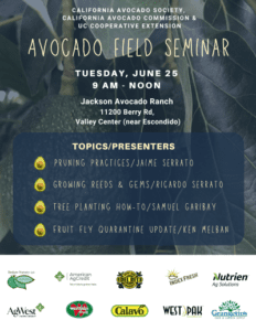 Ca Avocado Society Event | SPV Soils