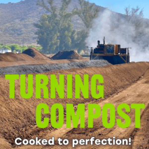 Turning Compost | SPV Soils