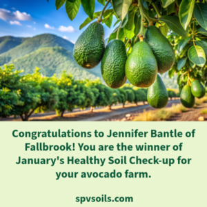 Healthy Soil Drawing Winner - January 2025 | SPV Soils