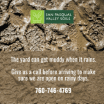 Rainy Days | SPV Soils