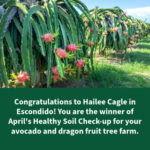 April’s Healthy Soil Drawing Winner | SPV Soils