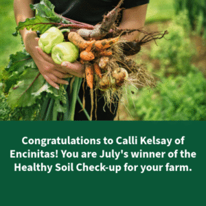 Healthy Soil Drawing Winner - July 2025 | SPV Soils