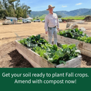 Amend with compost for amazing fall veggies! | SPV Soils