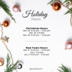 Holiday Hours | San Pasqual Valley Soils