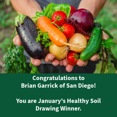 January's Healthy Soil Drawing Winner | SPV Soils