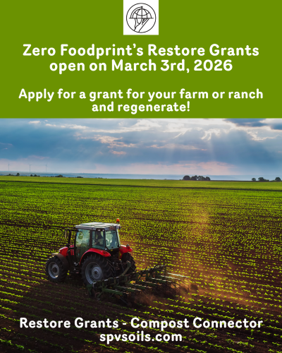 Zero Foodprint's Restore Grant | SPV Soils