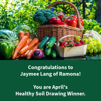 Healthy Soil Drawing Winner - April | SPV Soils