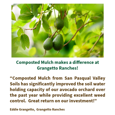 Composted Mulch Testimonial - Grangetto's Ranches | SPV Soils