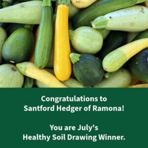 Healthy Soil Drawing Winner - April | SPV Soils