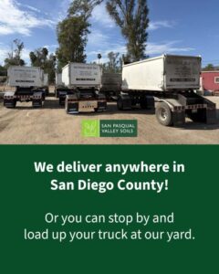 We deliver anywhere in San Diego! | SPV Soils