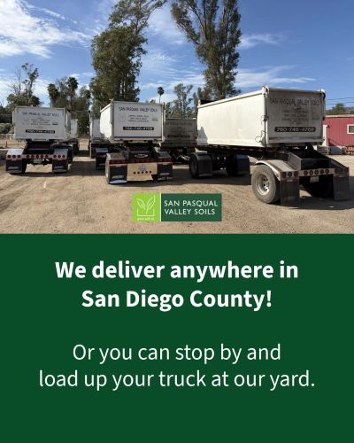 We deliver anywhere in San Diego! | SPV Soils
